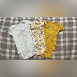 Child of Mine by Carters 3 pack onesies